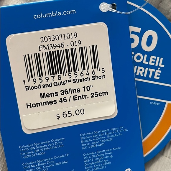 Columbia PFG Men’s 36/10” - Picture 5 of 5